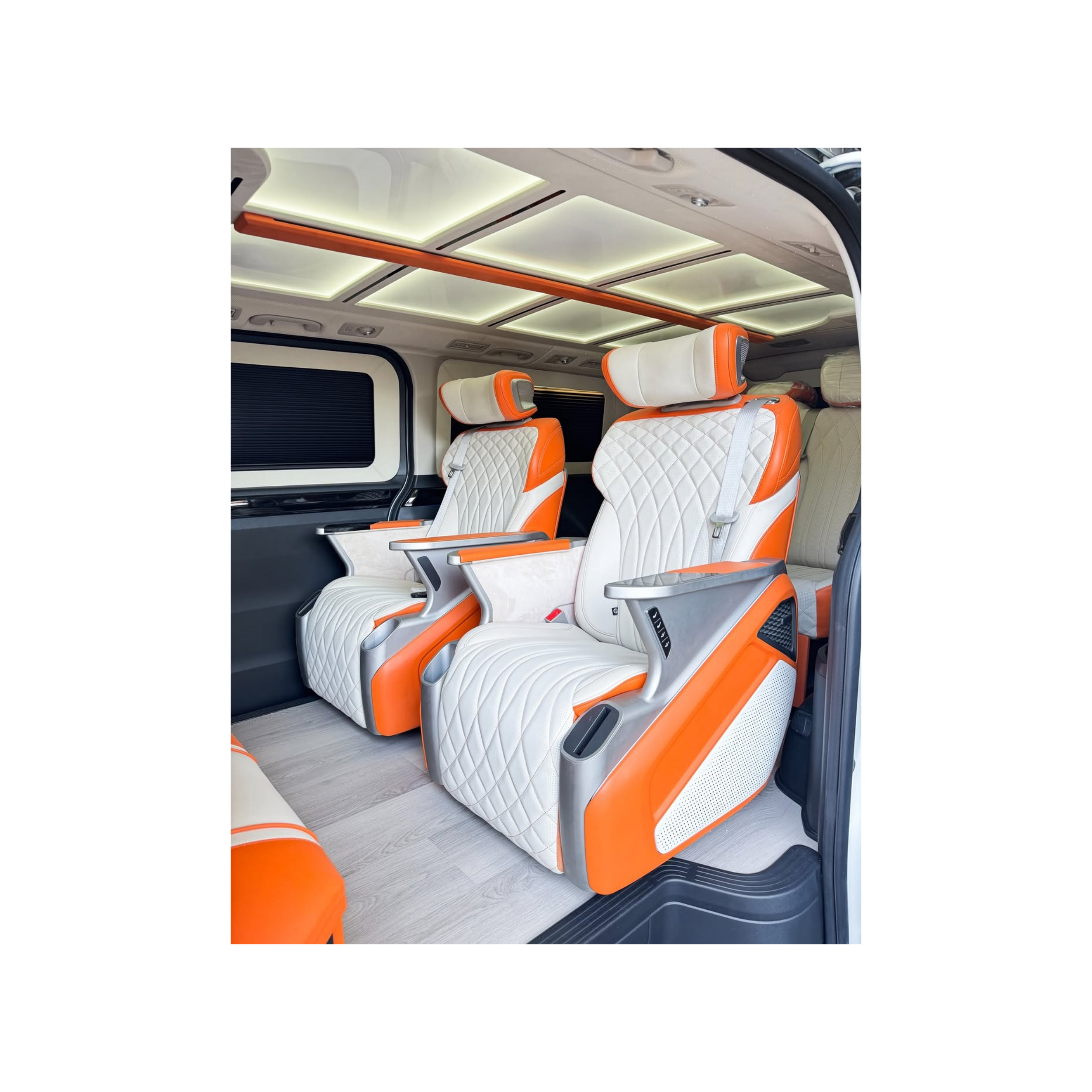 Haobang Auto Accessories Car Leather Seat Covers Vip Luxury Bus Seat Car Seat in Stock for Toyota Granvia